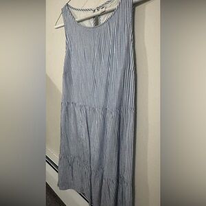 Blue & white dress- size M
